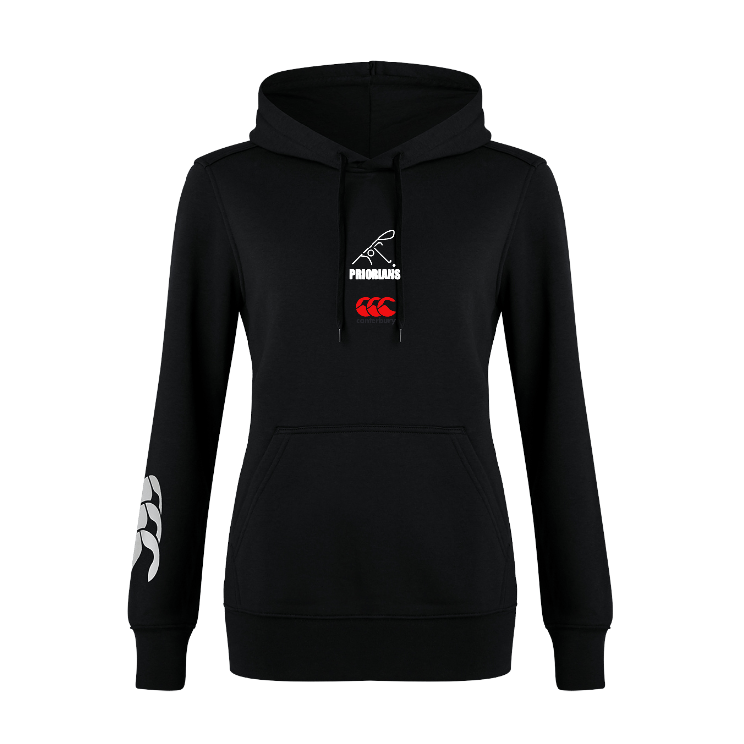 Priorians Hockey Club - Ladies Club Hoody - Black - Canterbury - Stash Shop