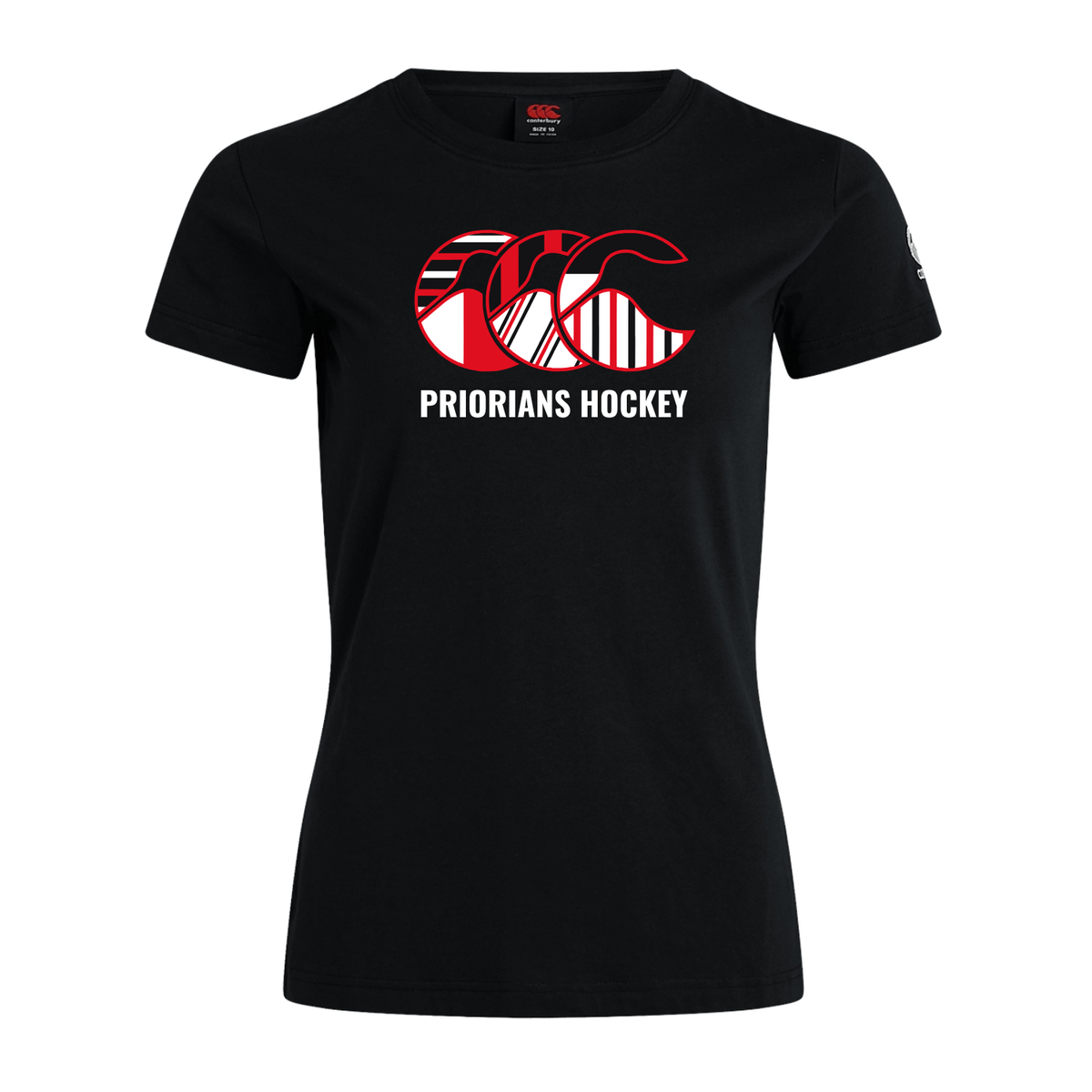 Priorians Hockey Club - Ladies Uglies Tee - Black - Canterbury - Stash Shop