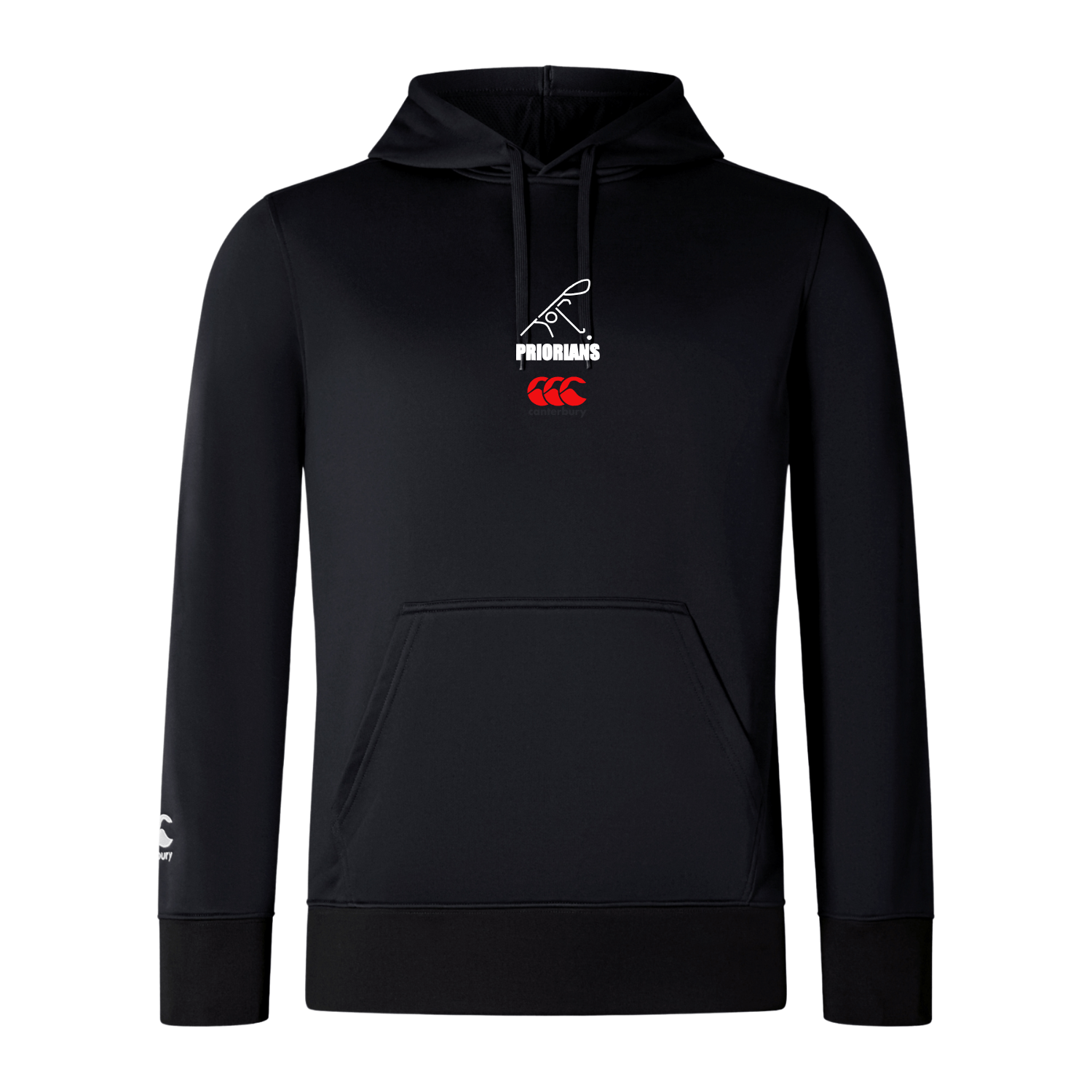Priorians Hockey Club - Lightweight Hoodie - Black - Canterbury - Stash Shop