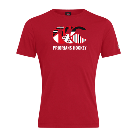 Priorians Hockey Club - Uglies Tee - Red - Canterbury - Stash Shop