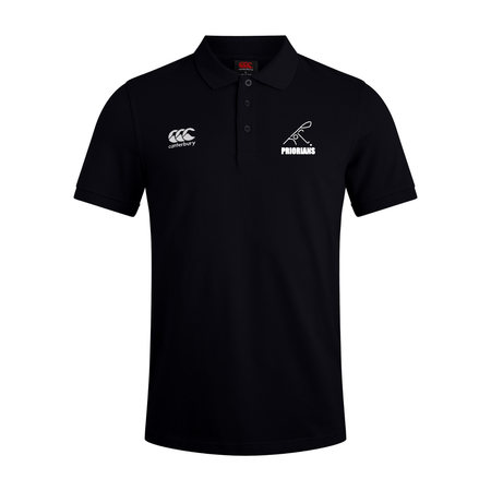 Priorians Hockey Club - Waimak Polo Shirt - Black - Canterbury - Stash Shop