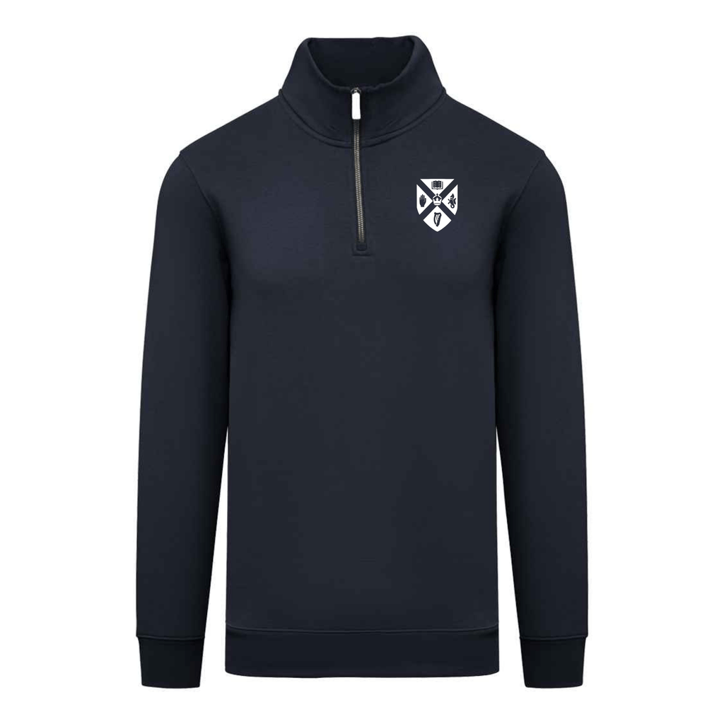 QUB Rugby - Cotton 1/4 Zip - Stash Shop - Stash Shop