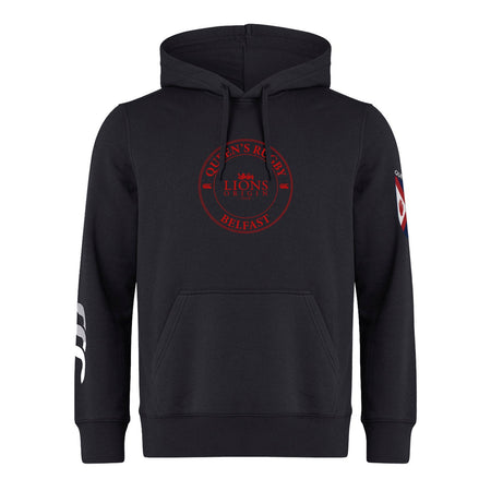 QUB Rugby - Lions Legends Range Hoody - Black - Canterbury - Stash Shop