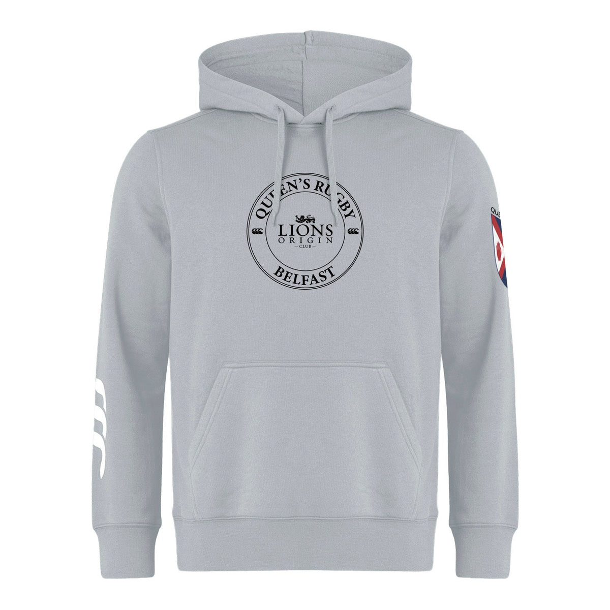 QUB Rugby - Lions Legends Range Hoody - Grey - Canterbury - Stash Shop
