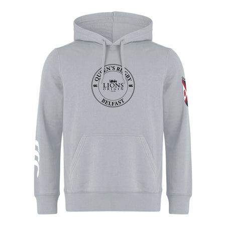 QUB Rugby - Lions Legends Range Hoody - Grey - Canterbury - Stash Shop
