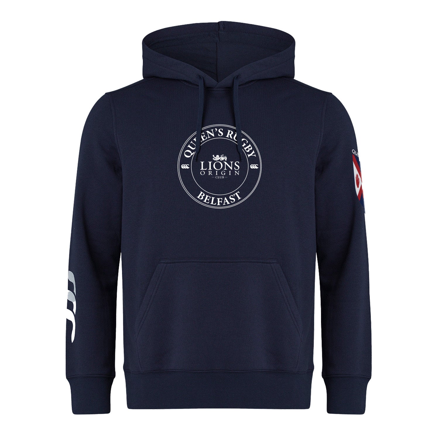 QUB Rugby - Lions Legends Range Hoody - Navy - Canterbury - Stash Shop