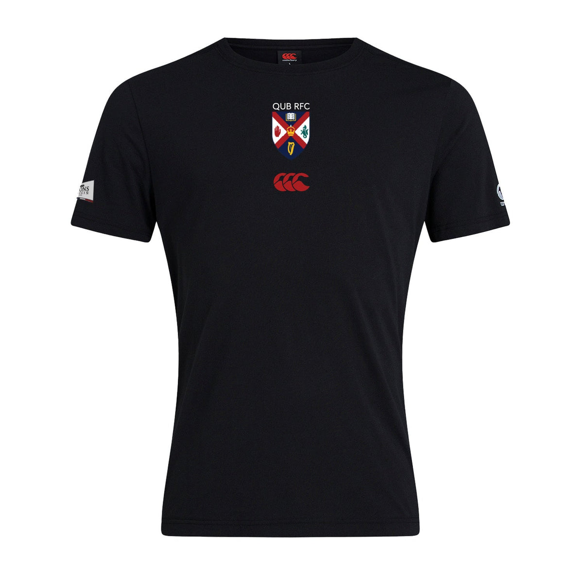 QUB Rugby - Lions Legends Range Tee - Black - Canterbury - Stash Shop
