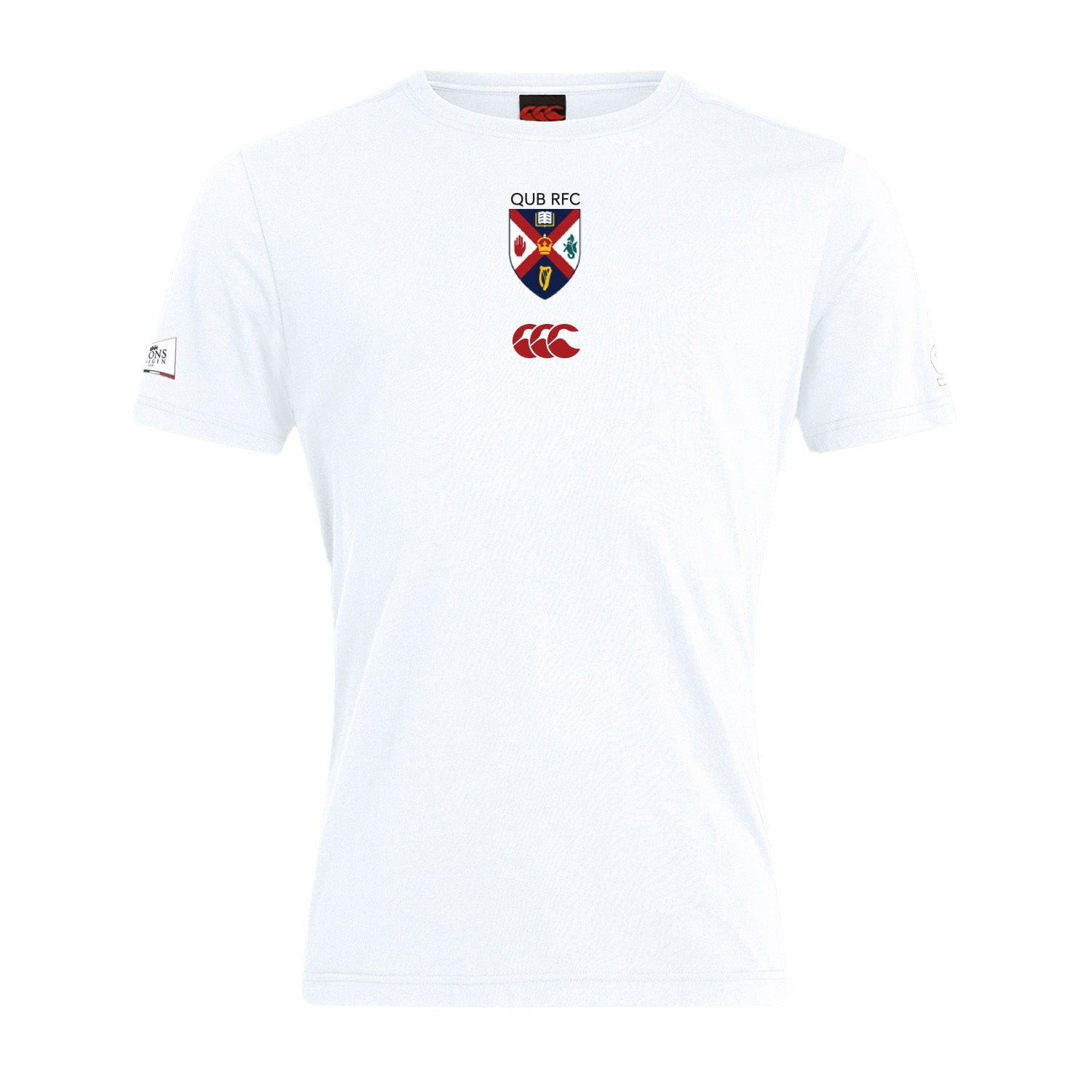 QUB Rugby - Lions Legends Range Tee - White - Canterbury - Stash Shop