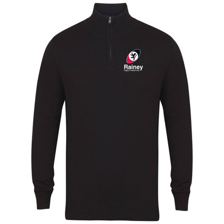 Rainey Rugby Club - 1/4 Zip Cotton Jumper - Stash Inc. - Stash Shop