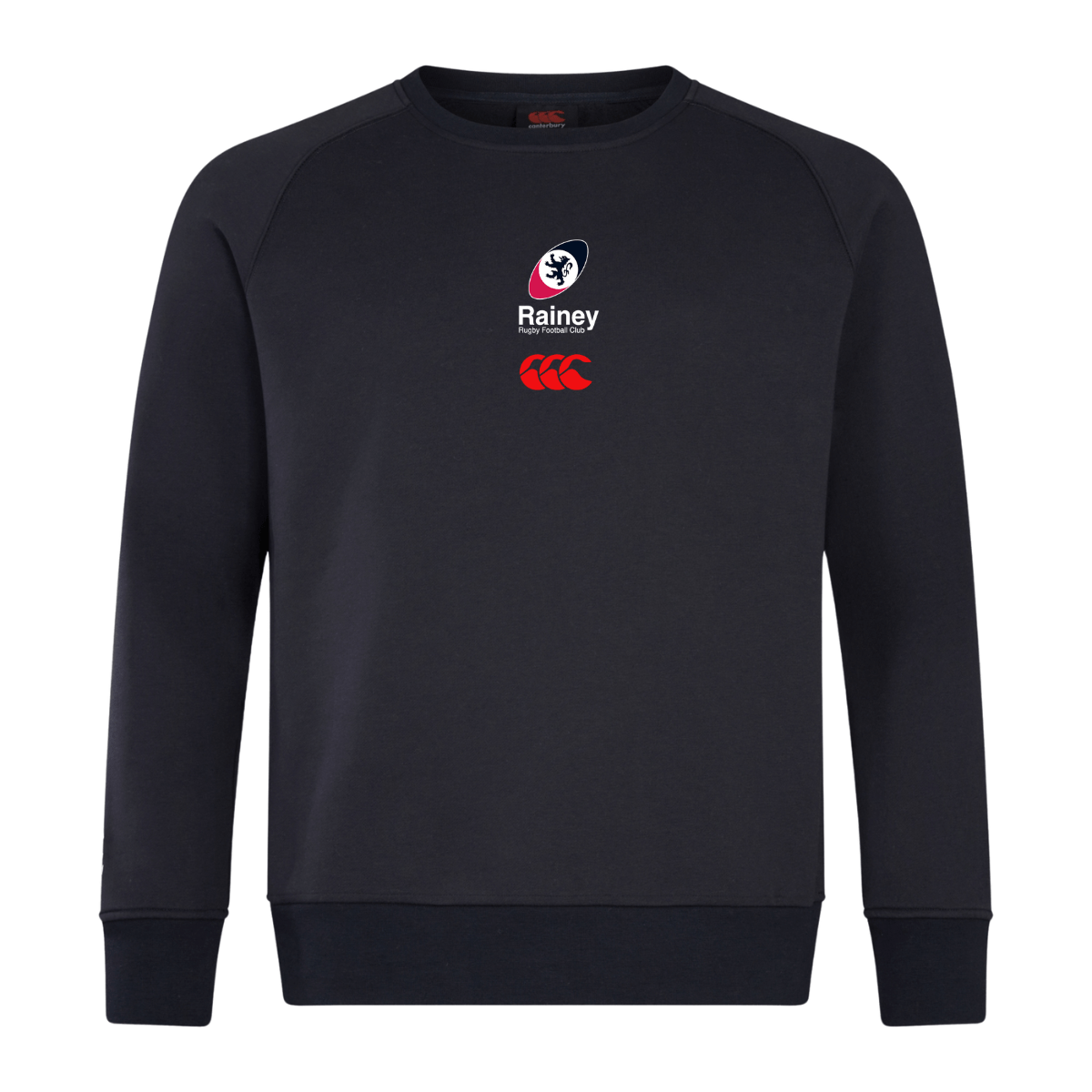 Rainey Rugby Club - Club Crewneck - Black - Canterbury - Stash Shop