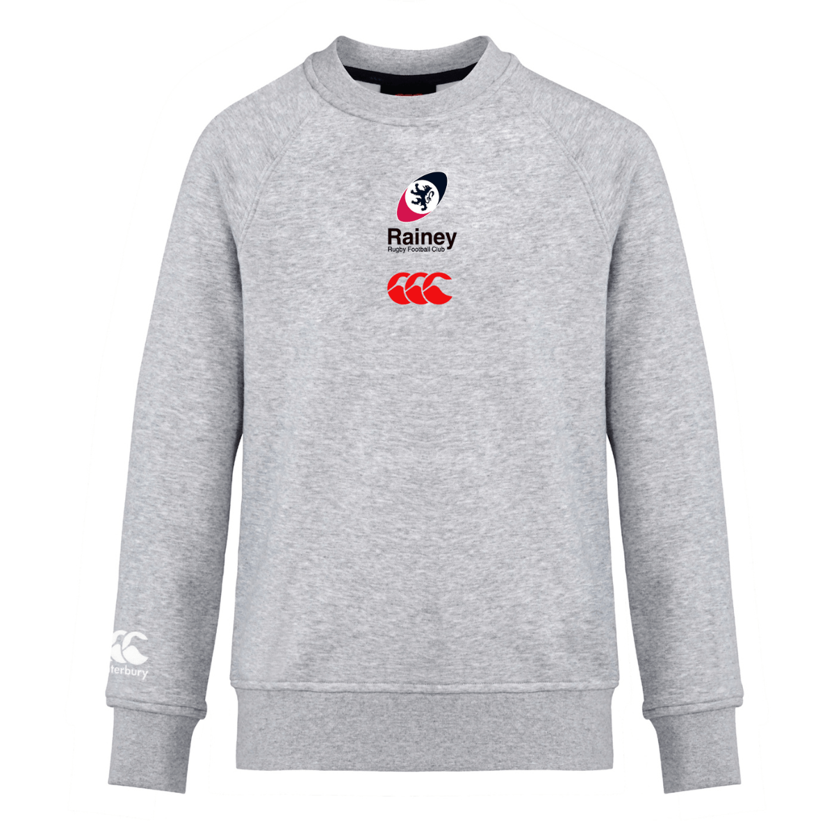 Rainey Rugby Club - Club Crewneck - Grey - Canterbury - Stash Shop