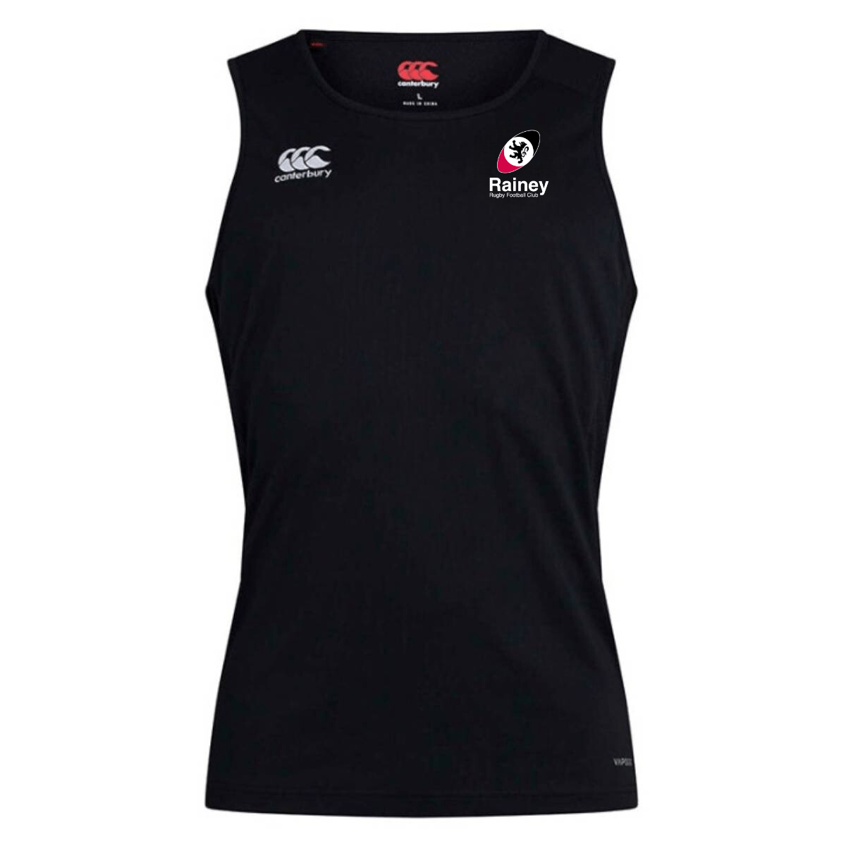 Rainey Rugby Club - Club Dry Singlet - Black - Canterbury - Stash Shop