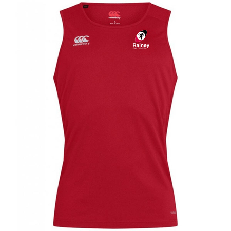 Rainey Rugby Club - Club Dry Singlet - Red - Canterbury - Stash Shop