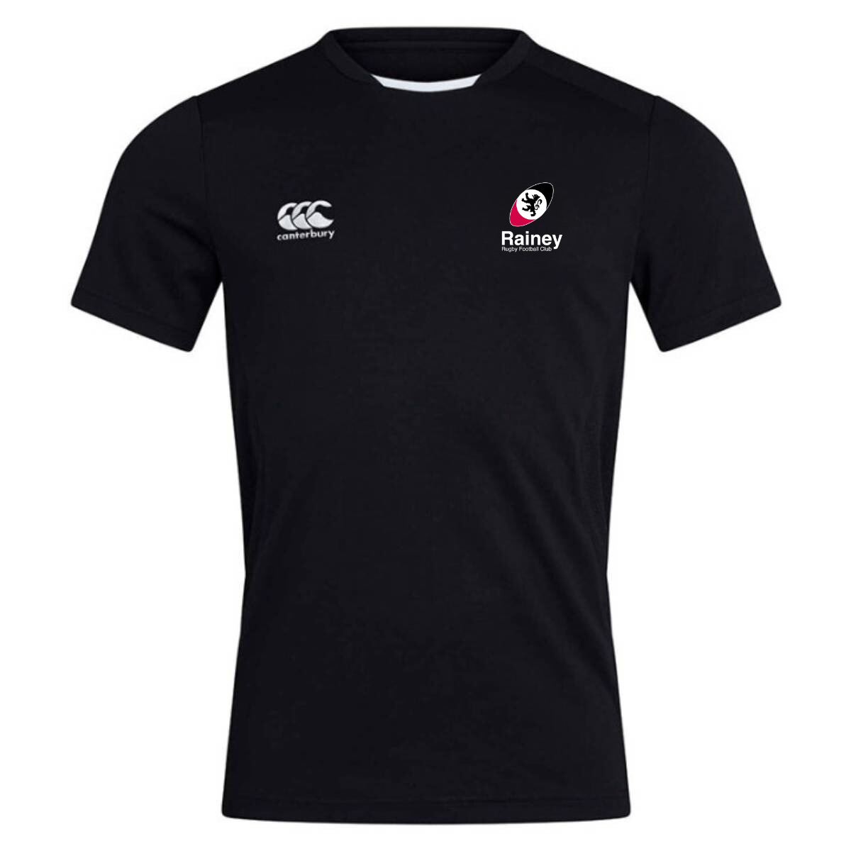 Rainey Rugby Club - Club Dry Tee - Black - Canterbury - Stash Shop