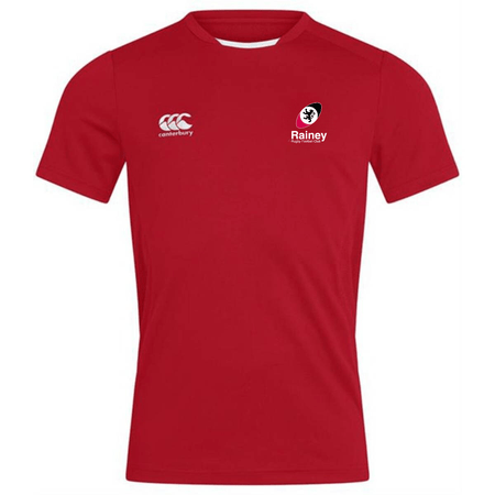 Rainey Rugby Club - Club Dry Tee - Red - Canterbury - Stash Shop