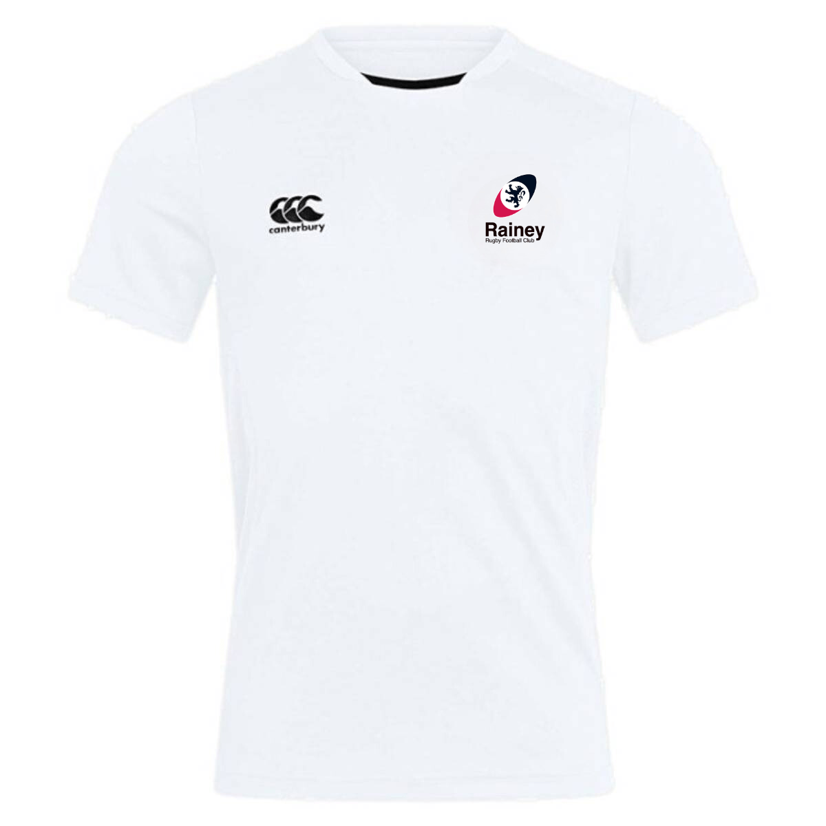 Rainey Rugby Club - Club Dry Tee - White - Canterbury - Stash Shop