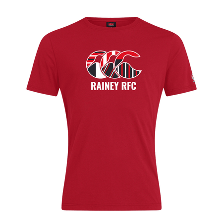Rainey Rugby Club - Uglies Tee - Red - Canterbury - Stash Shop