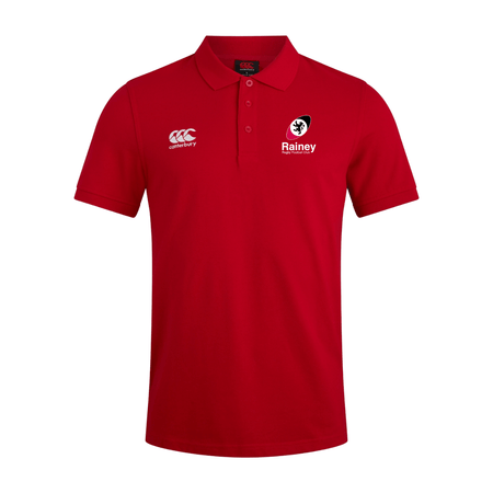 Rainey Rugby Club - Waimak Polo - Red - Canterbury - Stash Shop