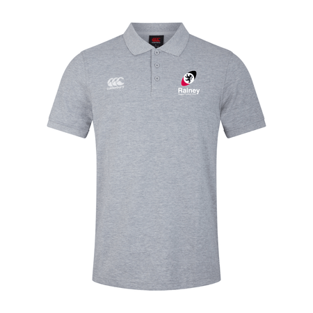 Rainey Rugby Club - Waimak Poloshirt - Grey - Canterbury - Stash Shop