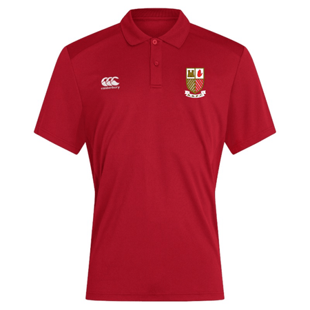 Randalstown Rugby Club - Junior - Club Dry Polo - Red - Canterbury - Stash Shop