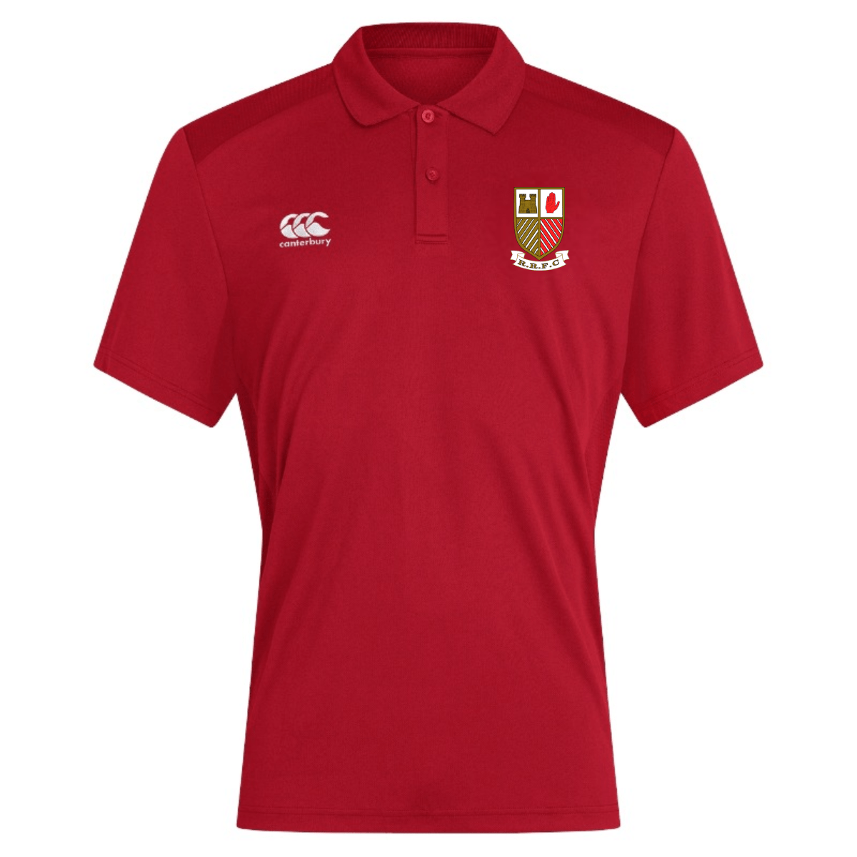 Randalstown Rugby Club - Ladies Club Dry Polo - Red - Canterbury - Stash Shop