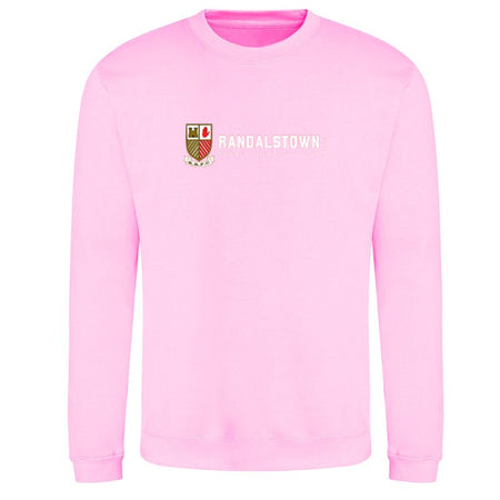 Randalstown Rugby Club - Retro Crewneck - Pink - Stash Inc. - Stash Shop
