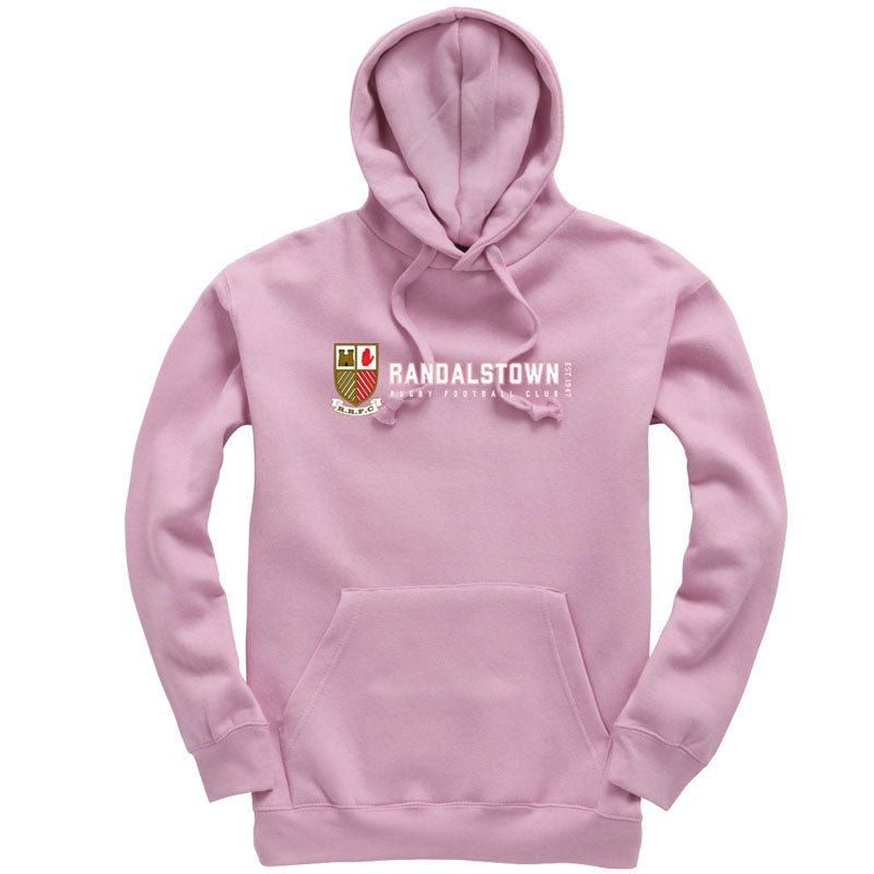 Randalstown Rugby Club - Retro Hoodie - Pink - Stash Inc. - Stash Shop
