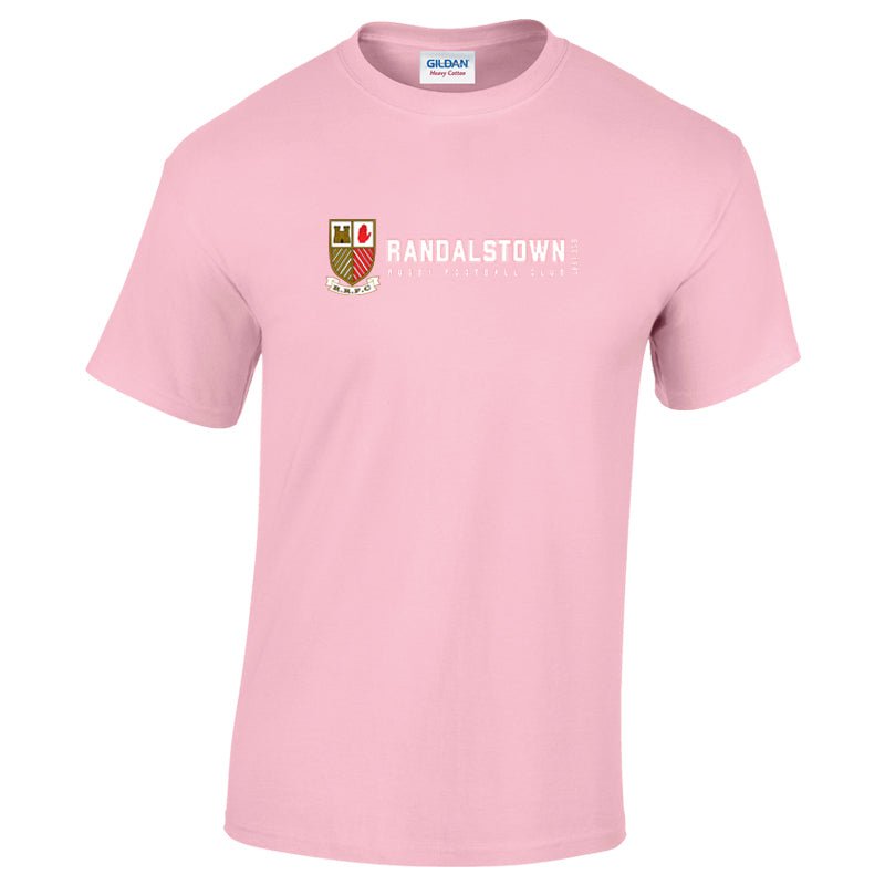Randalstown Rugby Club - Retro Tee - Pink - Stash Inc. - Stash Shop