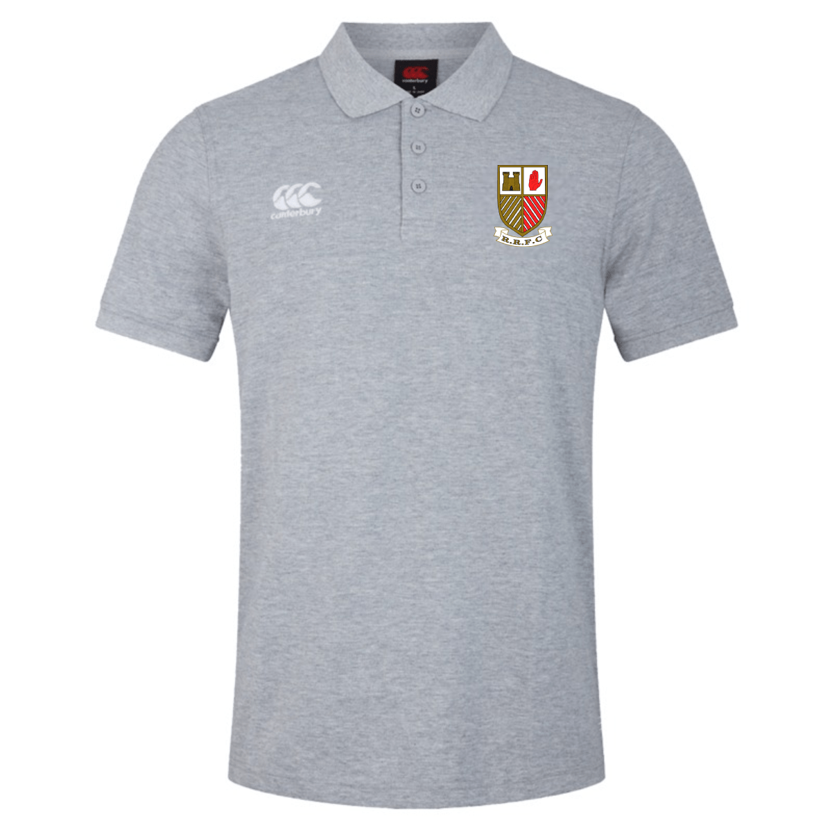 Randalstown Rugby Club - Waimak Polo - Grey - Canterbury - Stash Shop
