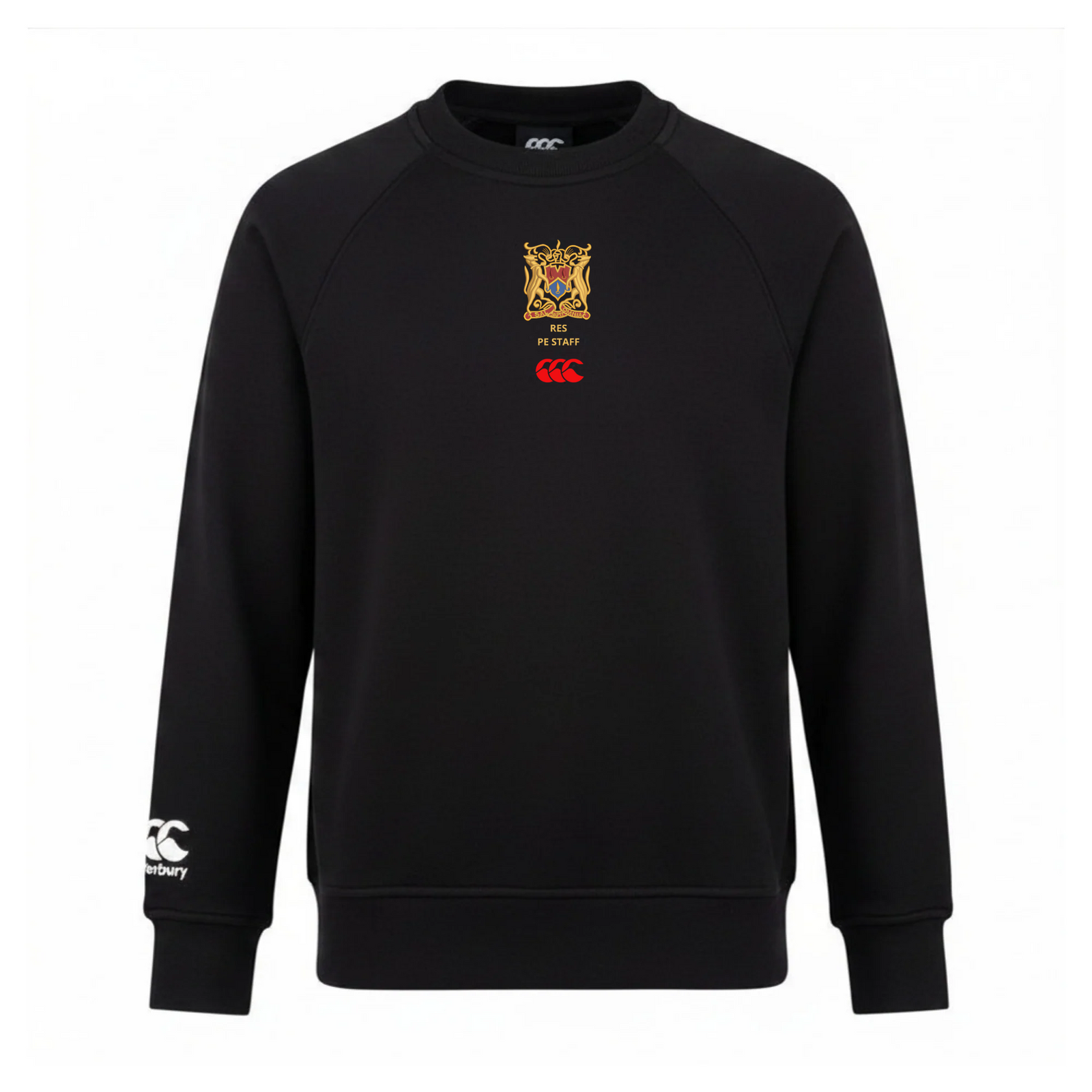 RES PE Staff - Club Crew Sweatshirt - Black