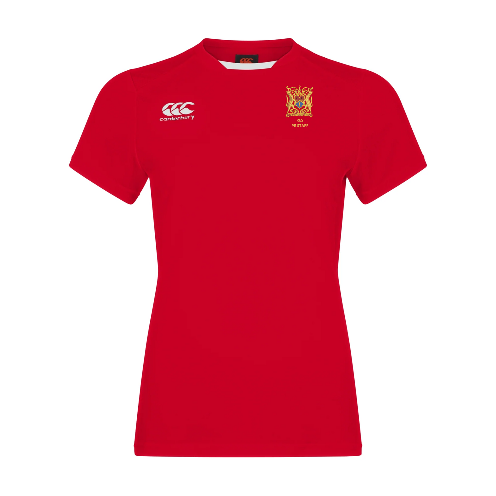RES PE Staff - Club Dry Tee - Ladies - Red