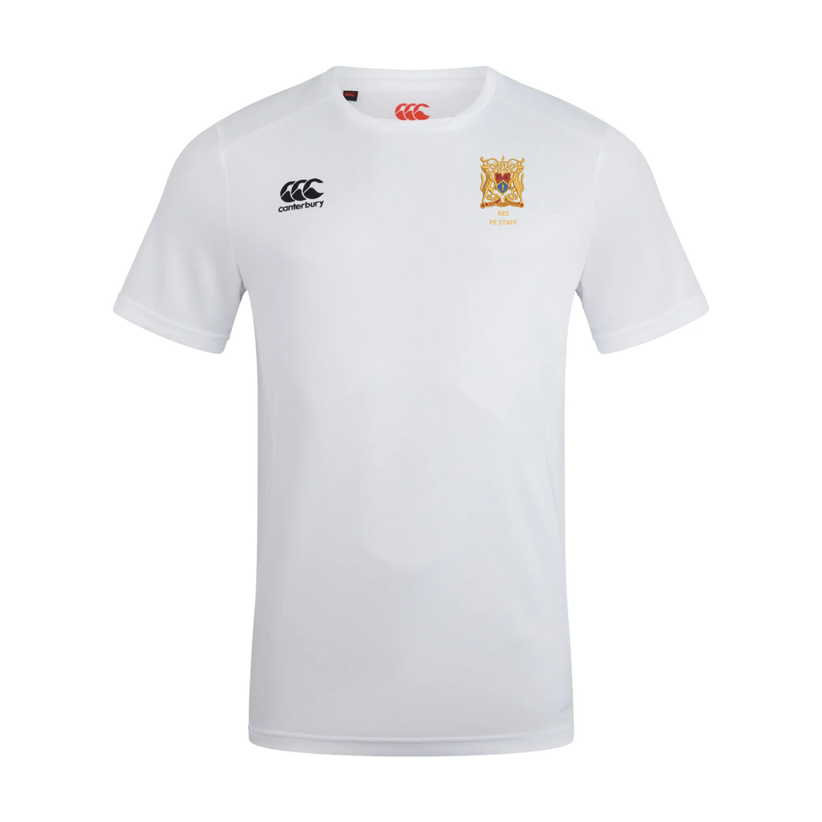 RES PE Staff - Club Dry Tee - White