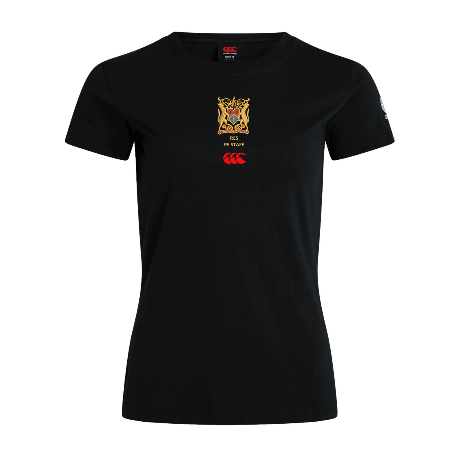 RES PE Staff - Club Plain Tee - Ladies - Black