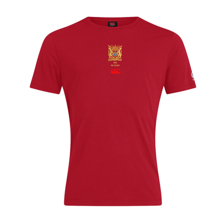 RES PE Staff - Club Plain Tee - Red