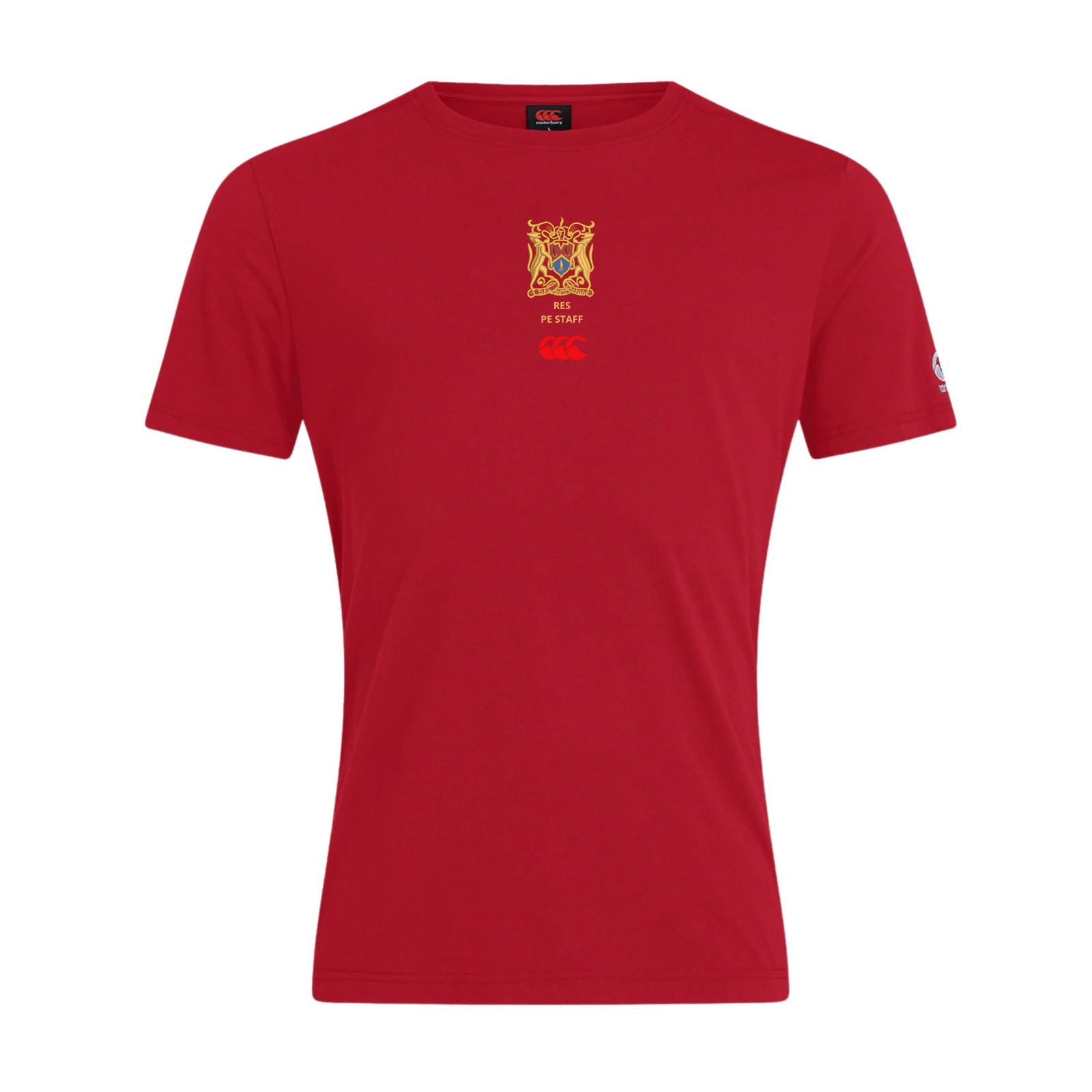 RES PE Staff - Club Plain Tee - Red