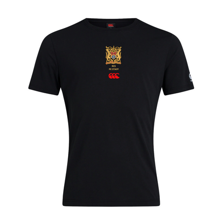 RES PE Staff - Club Plain Tee - Black