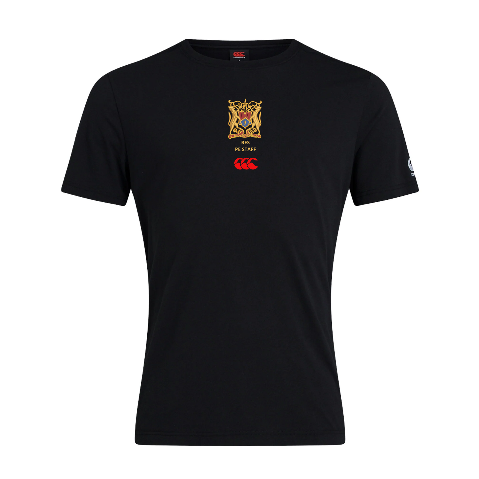 RES PE Staff - Club Plain Tee - Black