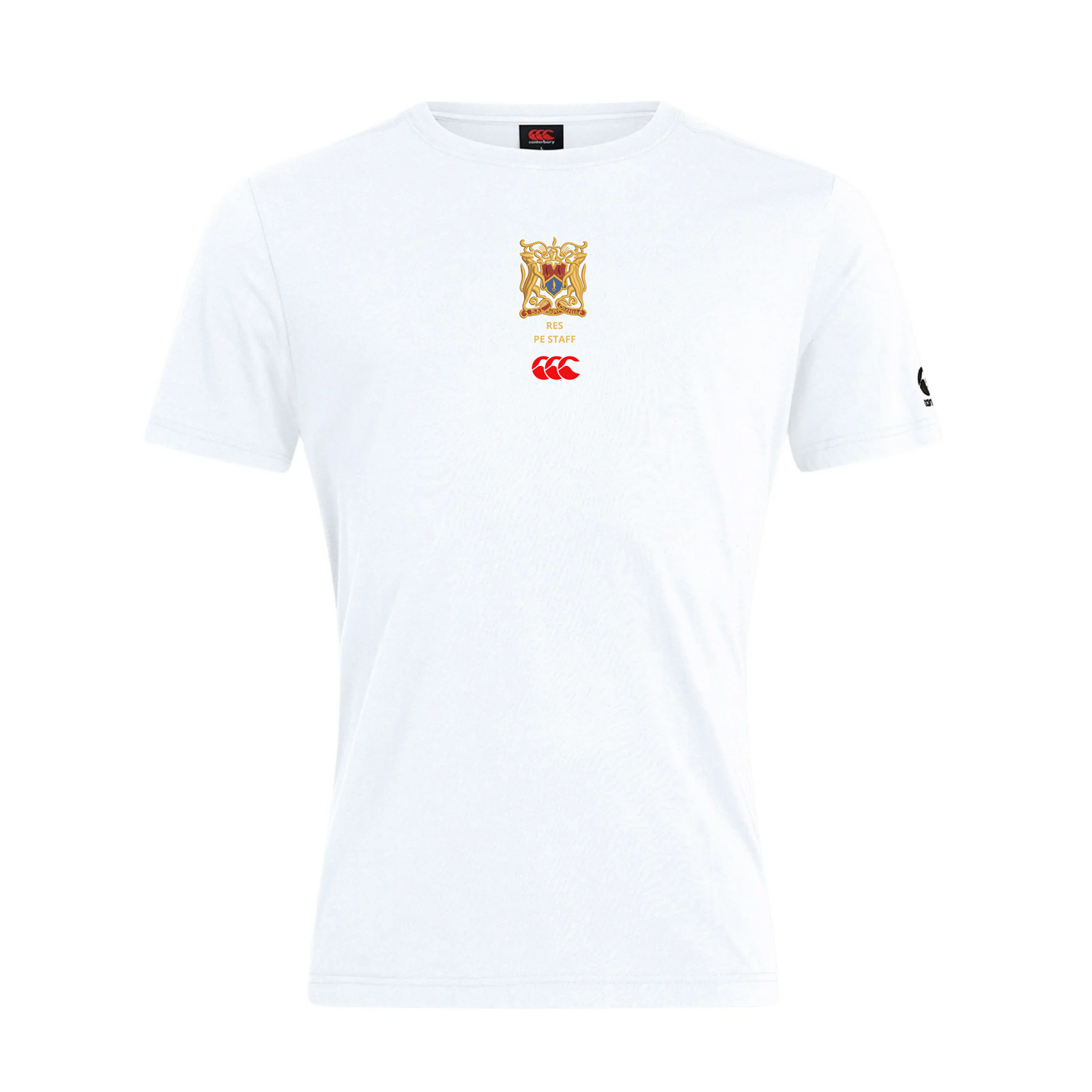 RES PE Staff - Club Plain Tee - White