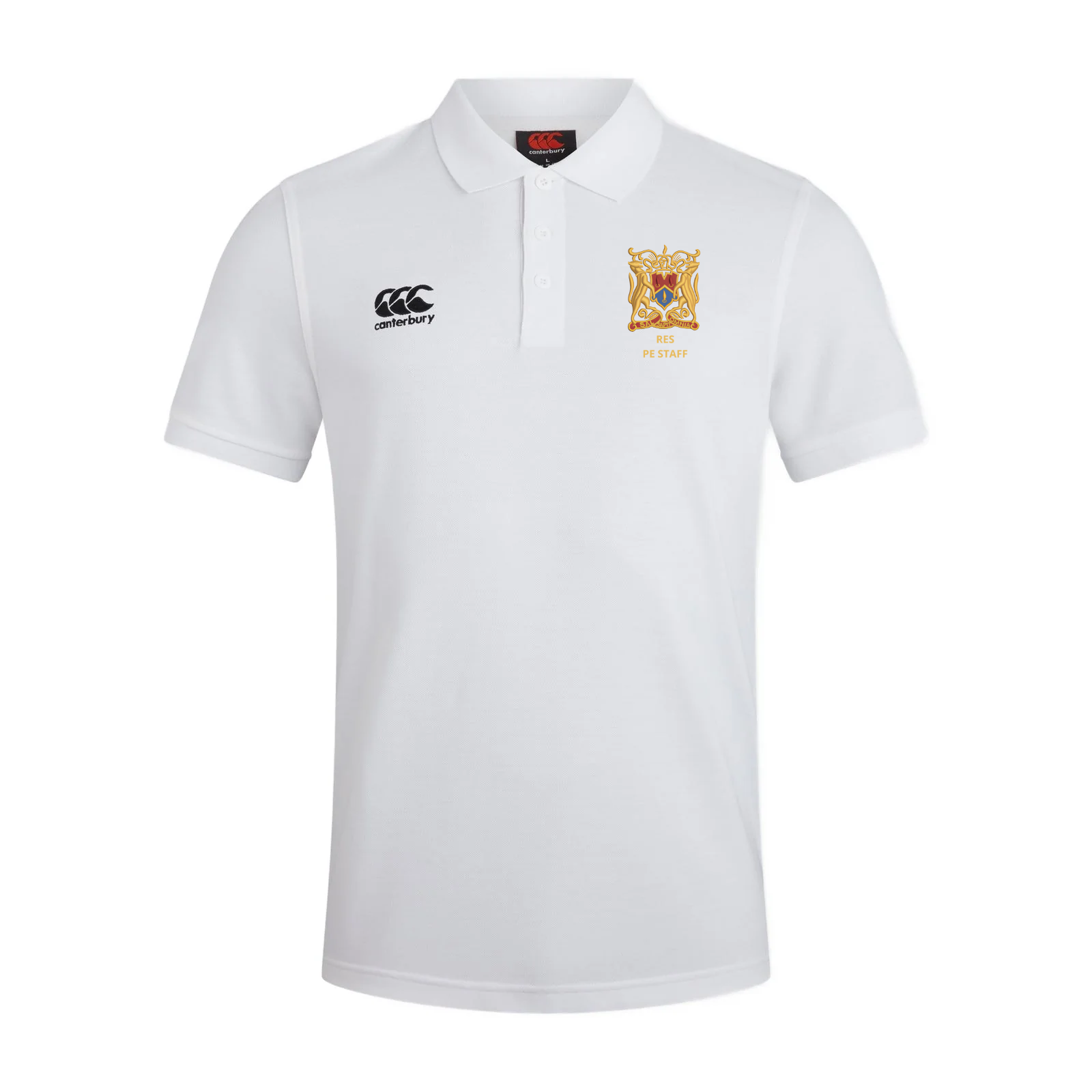 RES PE Staff - Waimak Polo Shirt - White