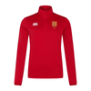 RES PE Staff - Club 1/4 Zip Mid Layer Training Top - Ladies - Red -Canterbury- Stash Shop