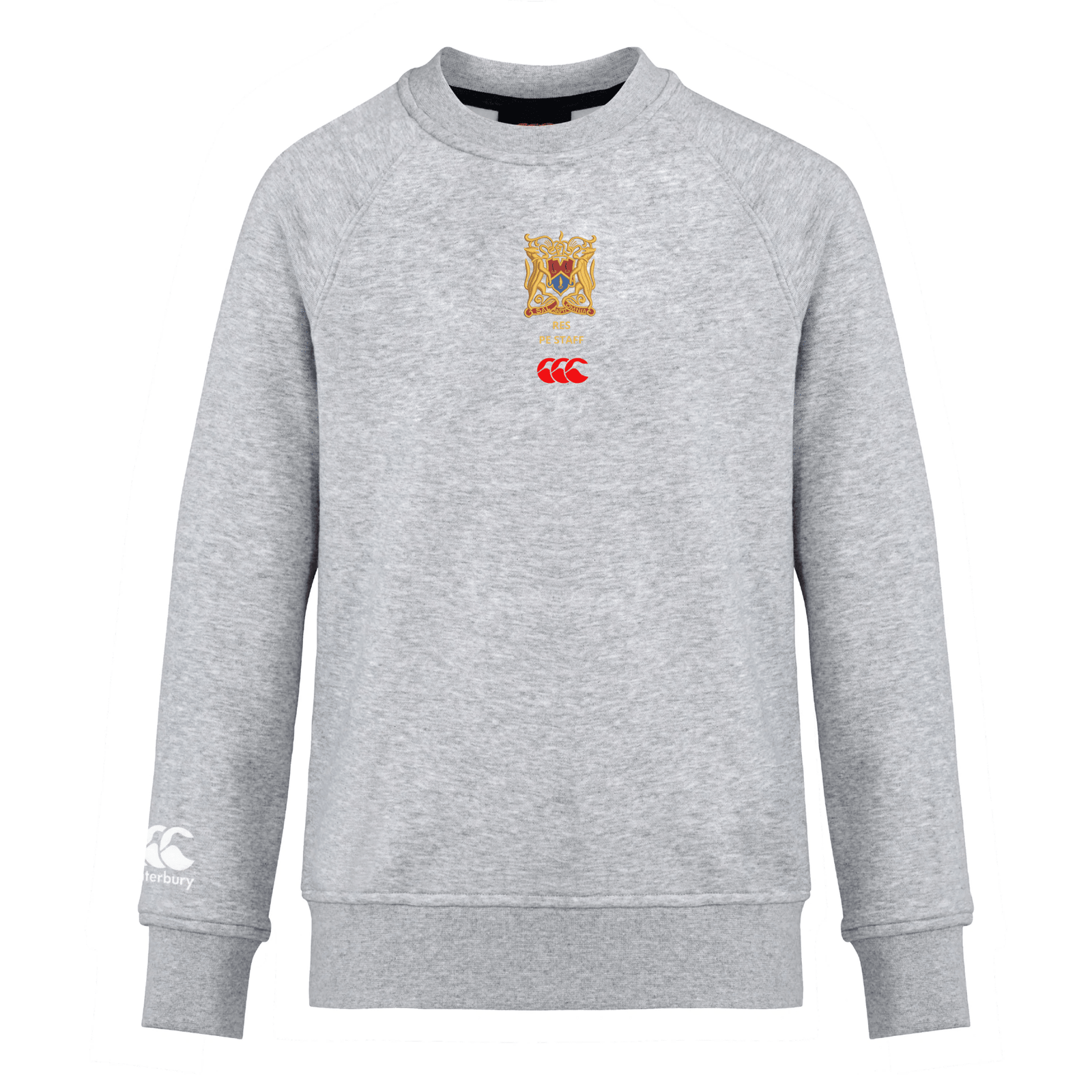 RES PE Staff - Club Crew Sweatshirt - Grey -Canterbury- Stash Shop