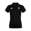RES PE Staff - Club Dry Polo - Ladies - Black -Canterbury- Stash Shop
