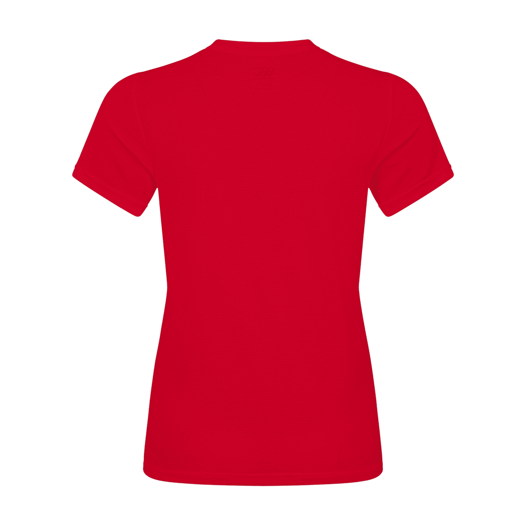 RES PE Staff - Club Dry Tee - Ladies - Red -Canterbury- Stash Shop