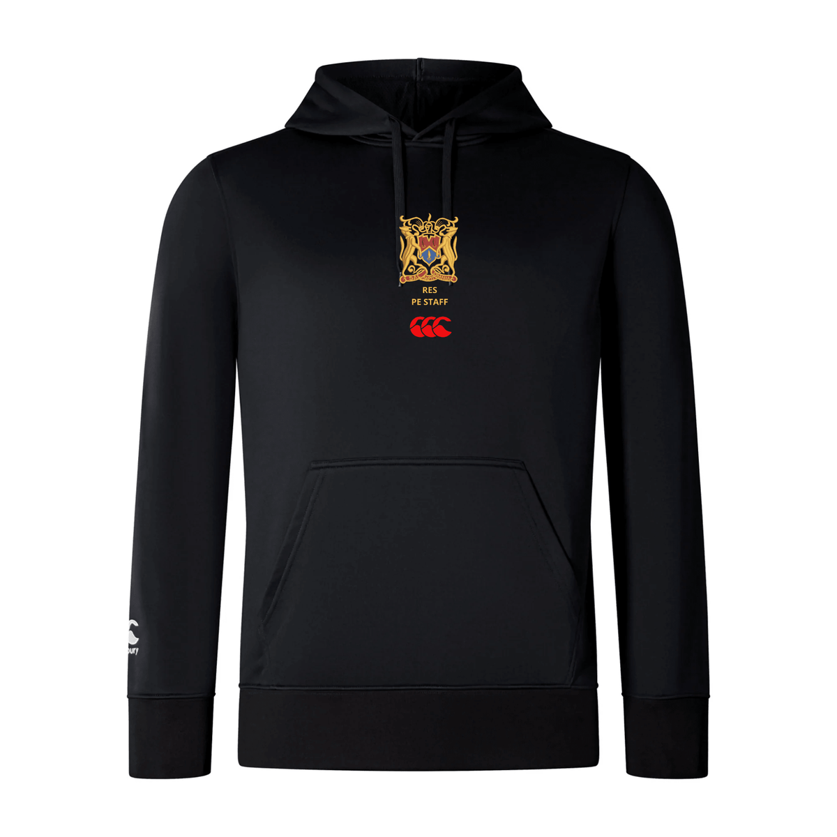 RES PE Staff - Club Lightweight Hoodie - Black -Canterbury- Stash Shop
