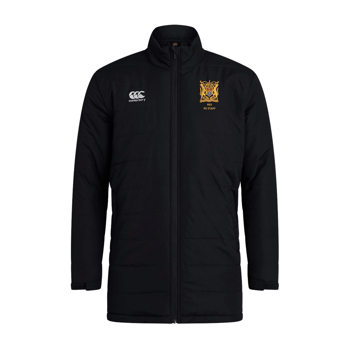 RES PE Staff - Club Thermoreg Padded Jacket - Black -Canterbury- Stash Shop