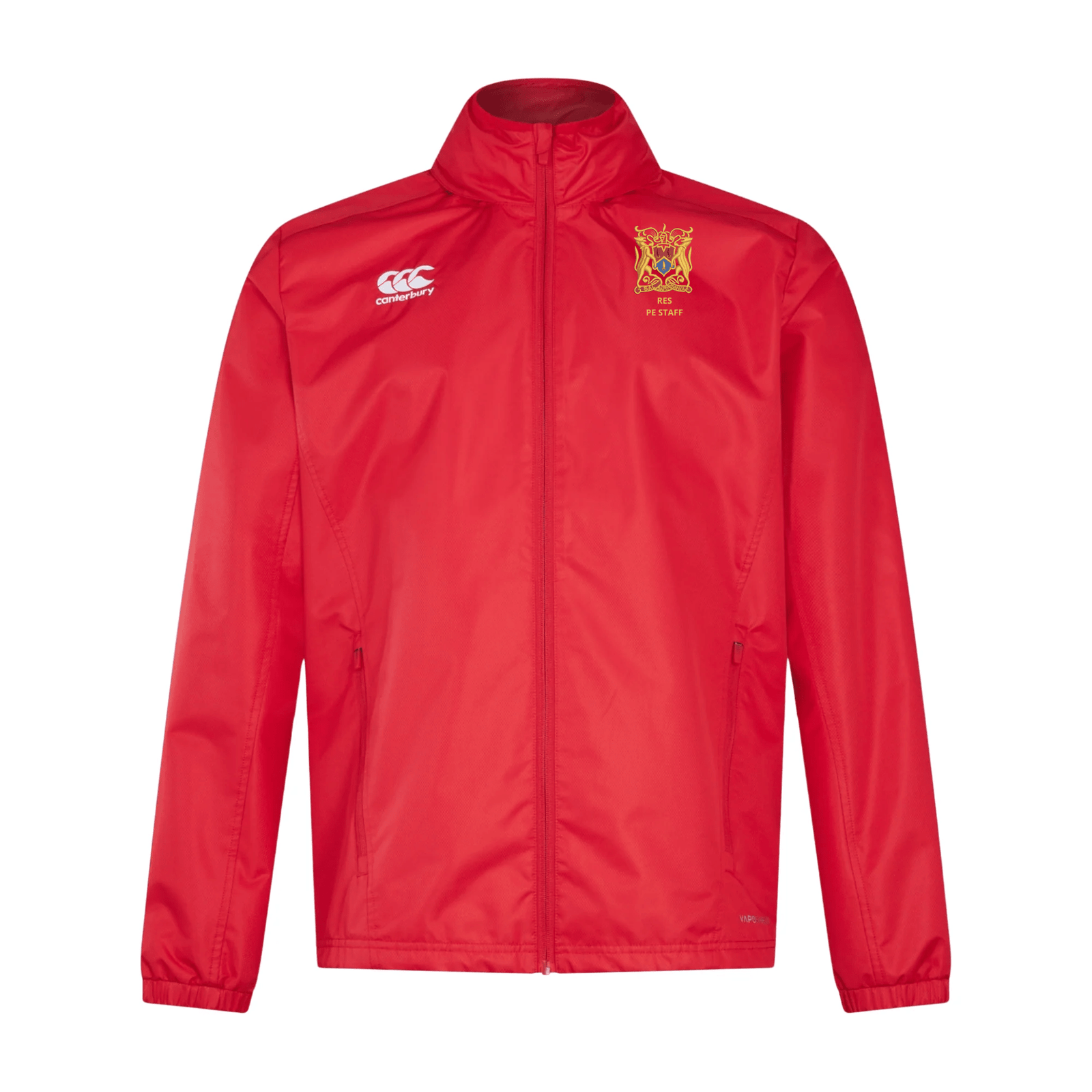 RES PE Staff - Club Vaposhield Full Zip Rain Jacket - Red -Canterbury- Stash Shop