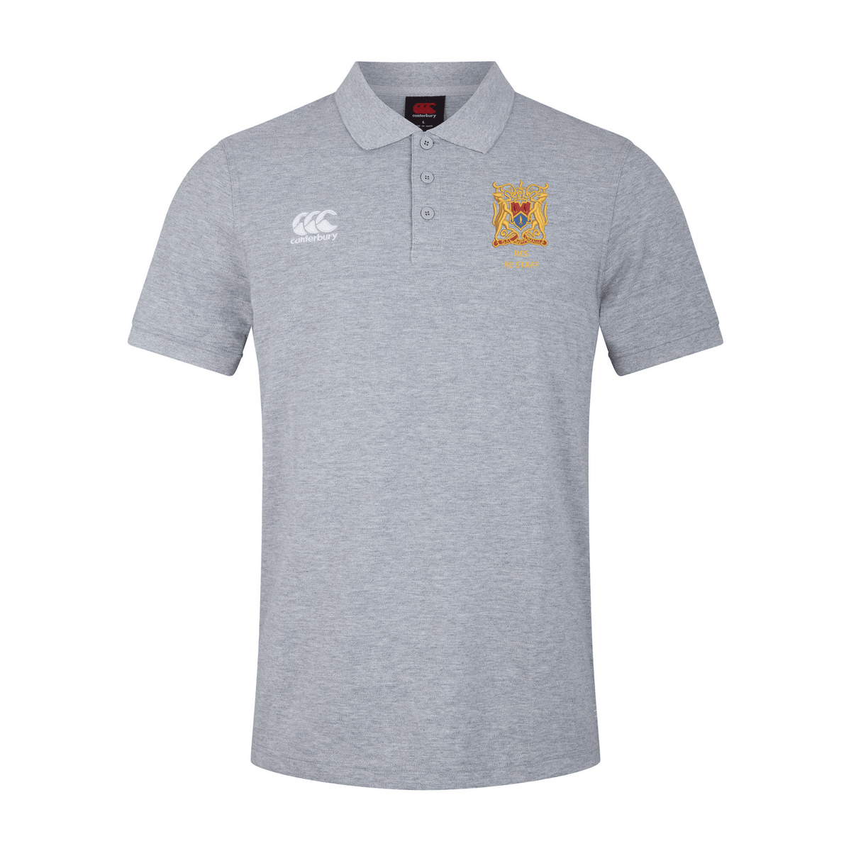 RES PE Staff - Waimak Polo Shirt - Grey -Canterbury- Stash Shop