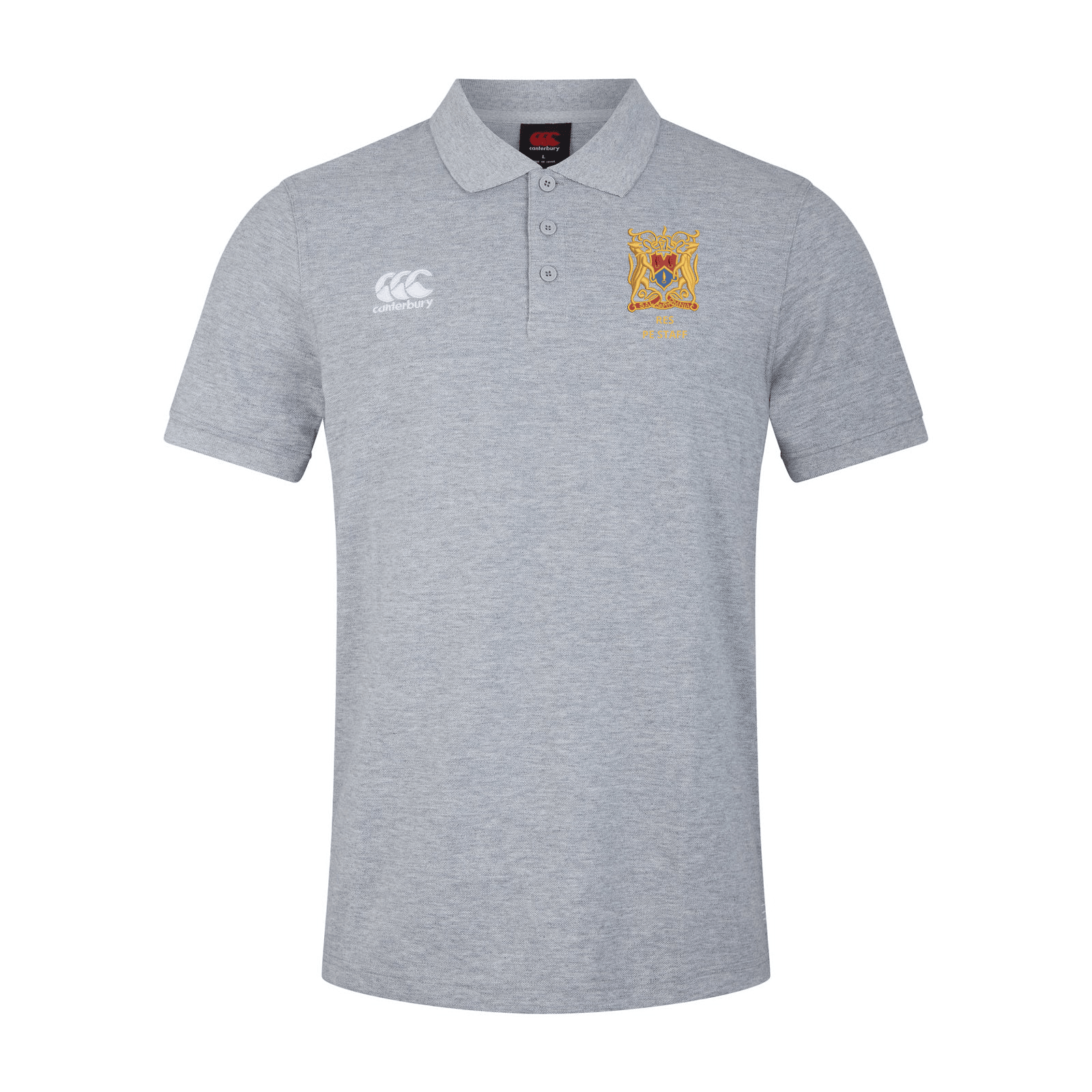 RES PE Staff - Waimak Polo Shirt - Ladies - Grey -Canterbury- Stash Shop