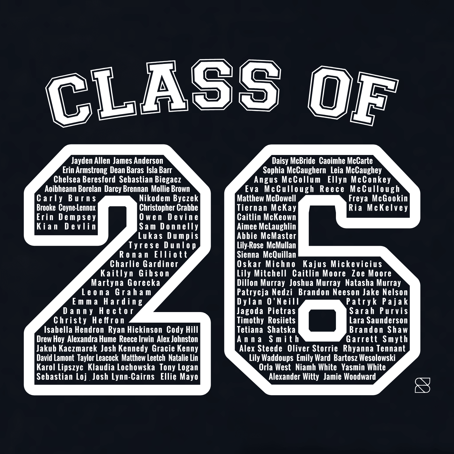 Slemish College School Leavers 2026 - Premium Hoody - Navy - Stash Inc. - Stash Shop