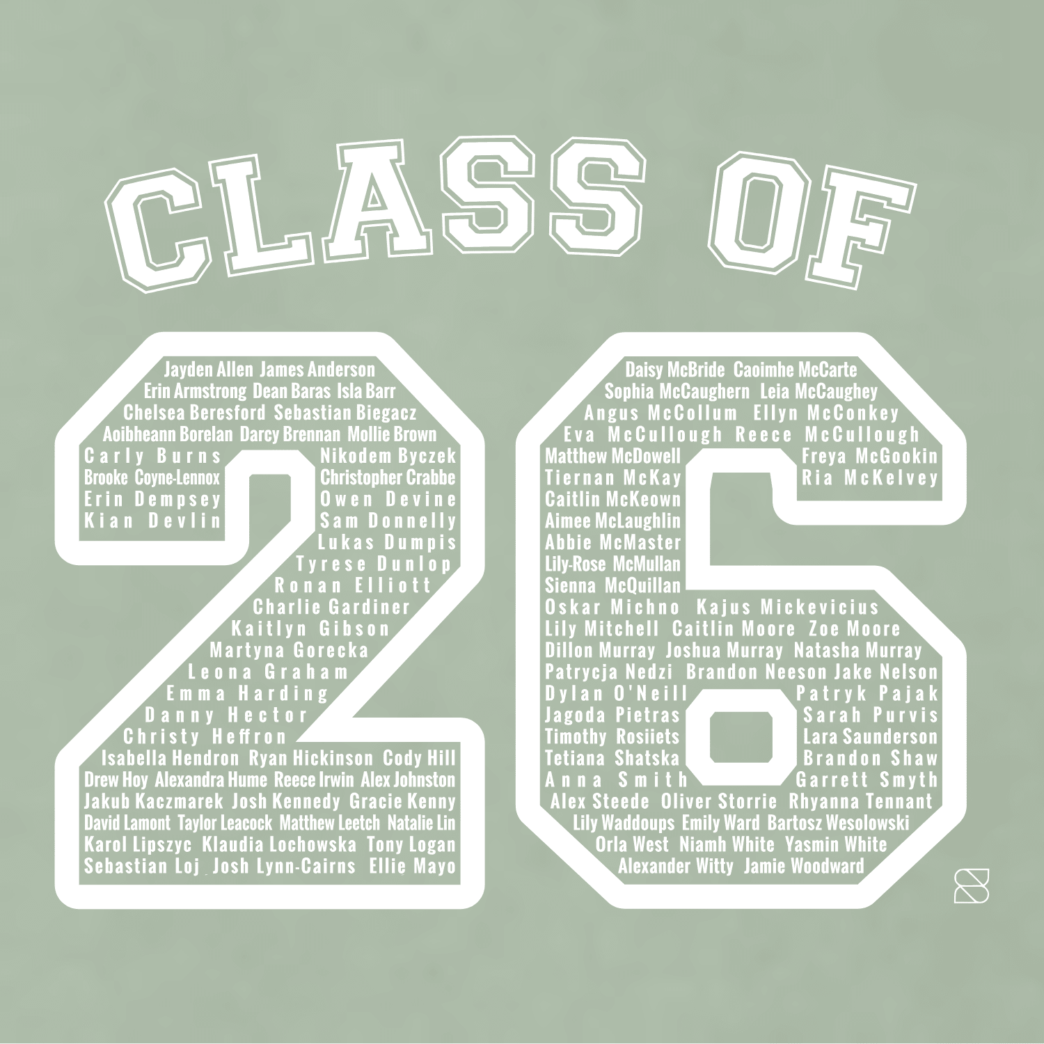 Slemish College School Leavers 2026 - Premium Hoody - Sage - Stash Inc. - Stash Shop